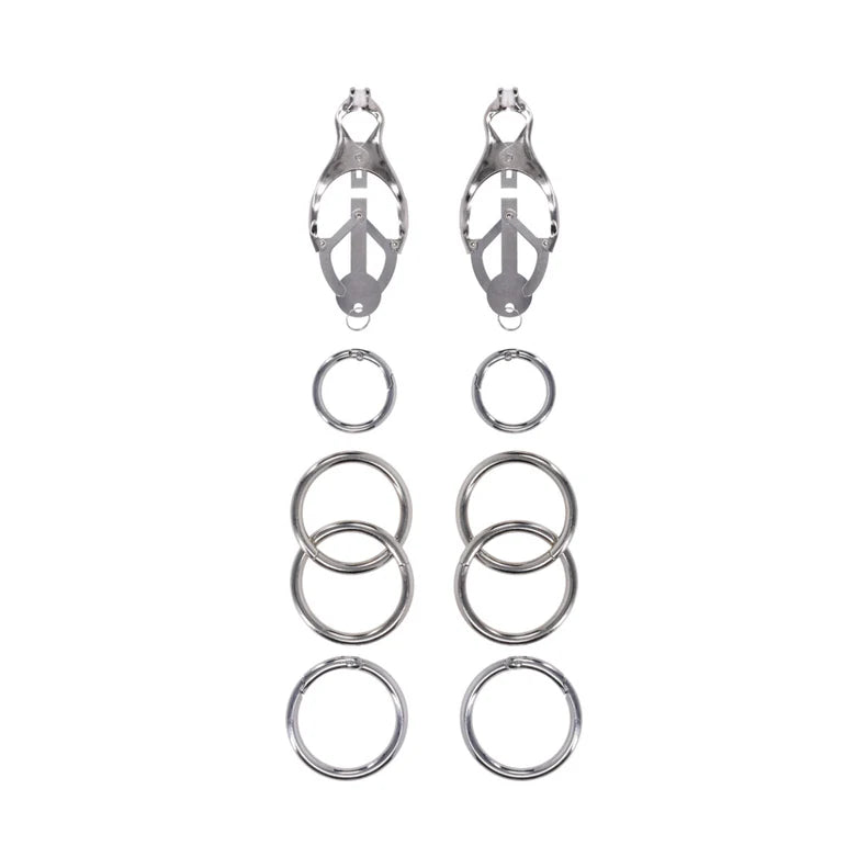 Edge Tuggable Clover Nipple Clamps