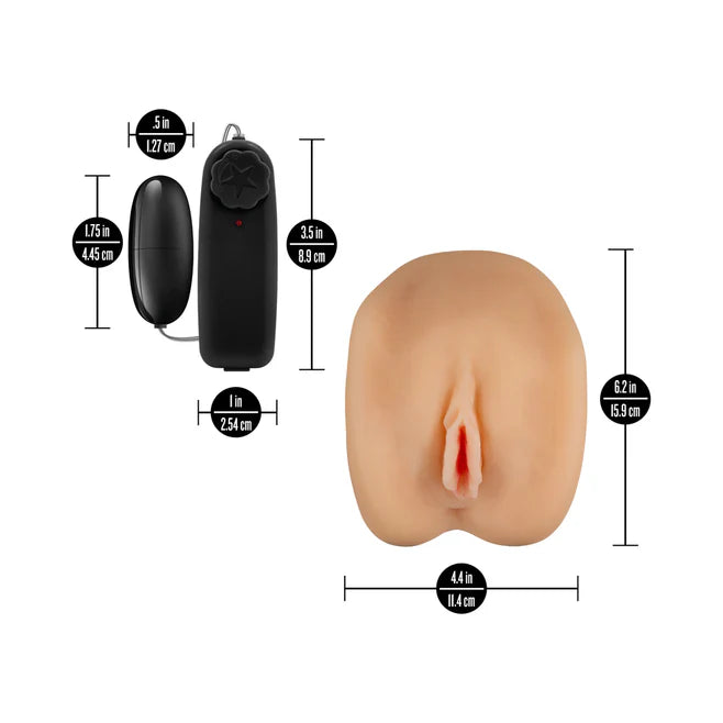 EnLust Camila Vibrating Masturbator – Dual Entry Textured Sleeve with Remote