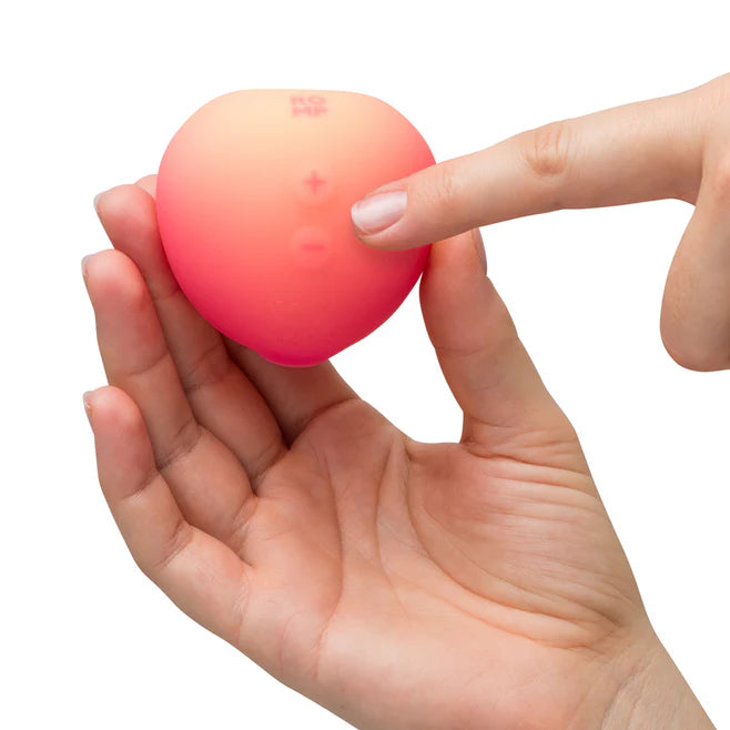 ROMP Pink Peach Pleasure Air Vibrator – Rechargeable Waterproof Silicone Toy