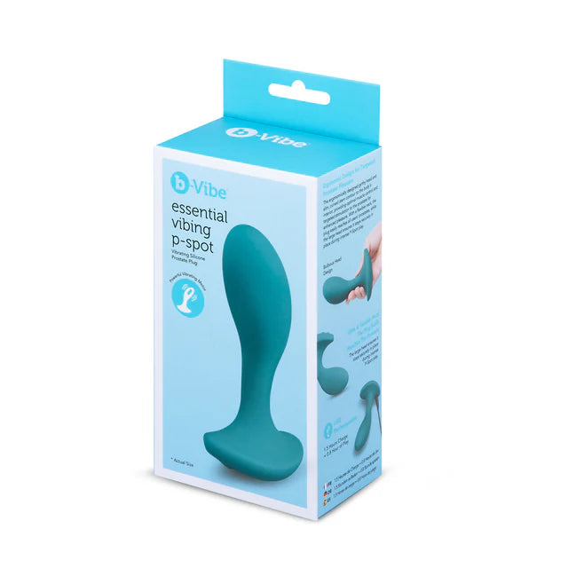 B-Vibe 4” Rechargeable Silicone Prostate Vibrator – P-Spot Stimulator