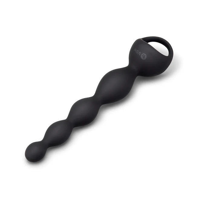 B-Vibe 6.5” Rechargeable Silicone Vibing Beads – Graduated Anal Beads
