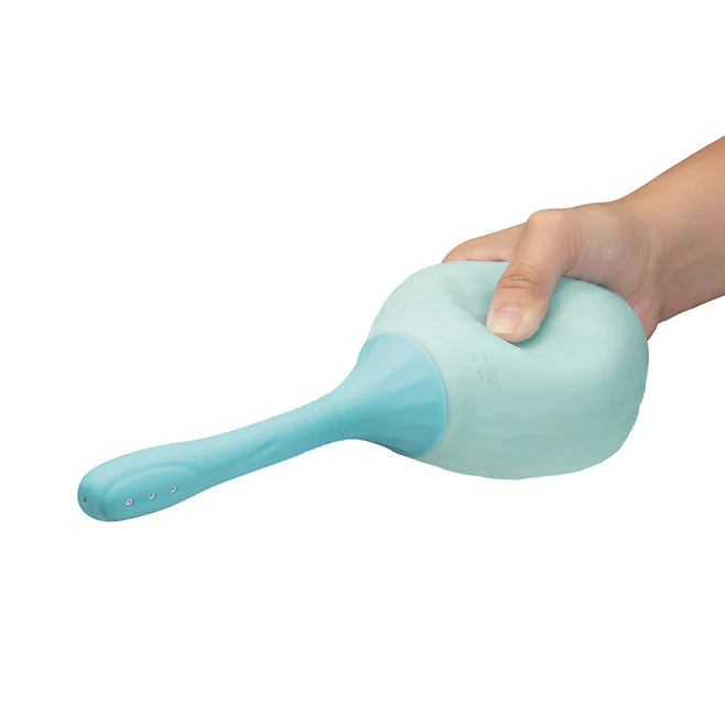B-Vibe Silicone Flexflow Douche – Dual Nozzle Cleaning Bulb