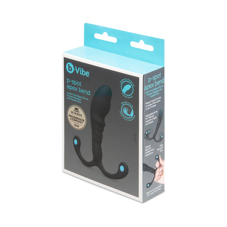 b-Vibe P-Spot Apex Bend – Adjustable Ribbed Prostate Massager