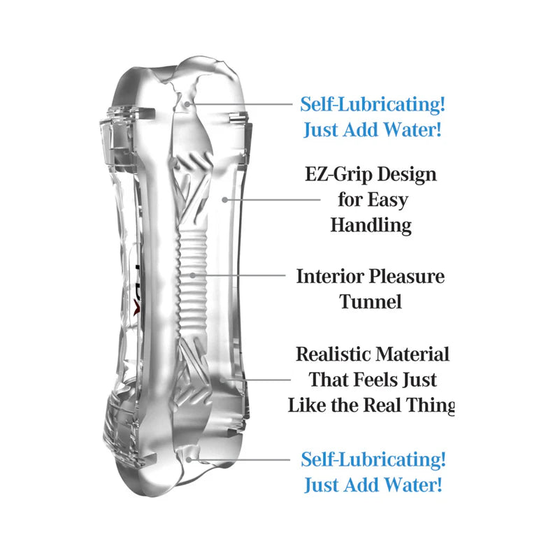 PDX Extreme Wet Pussies Super Flip-A-Pussy Over Self-Lubricating Dual-Ended Stroker