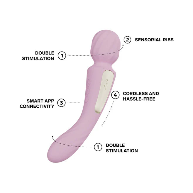 LELO SWITCH Double-Sided Wand Vibrator – App-Controlled Dual Motor Massager