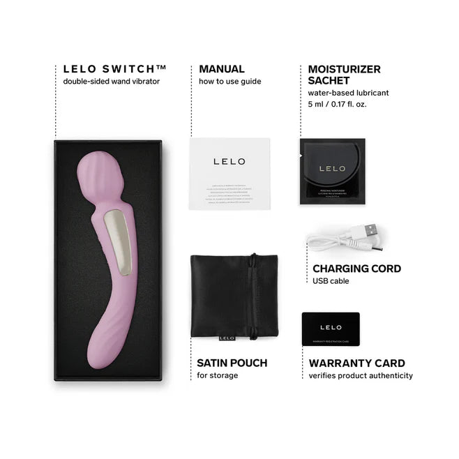 LELO SWITCH Double-Sided Wand Vibrator – App-Controlled Dual Motor Massager