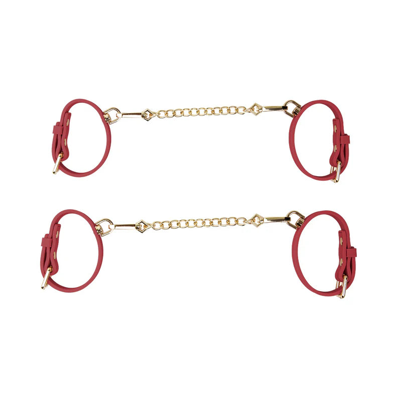 Temptasia Ardor Silicone Wrist and Ankle Restraints – Adjustable Bondage Set
