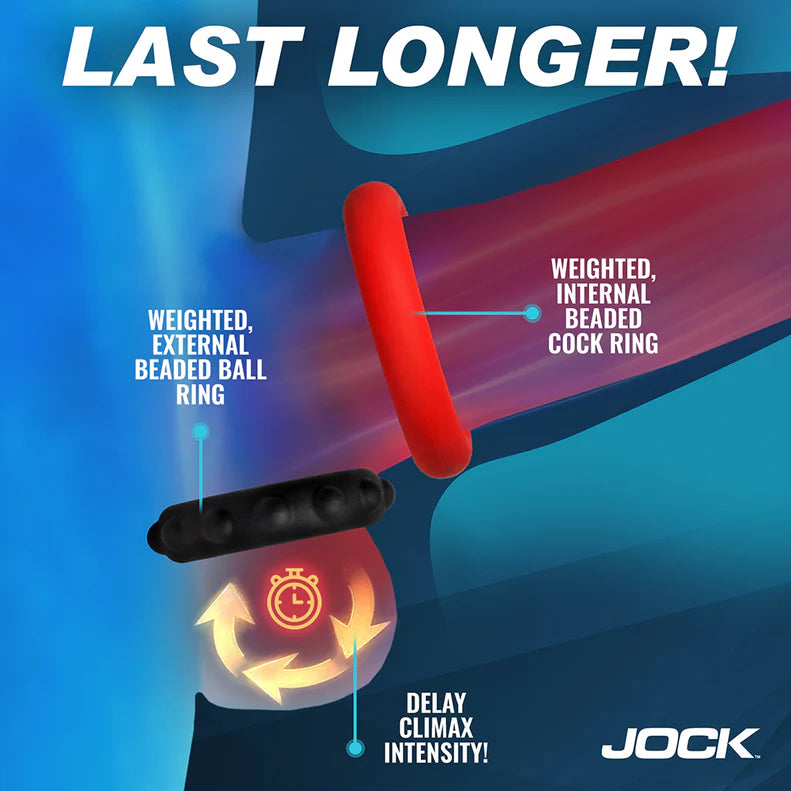 Jock Weighted Cock Ring Set