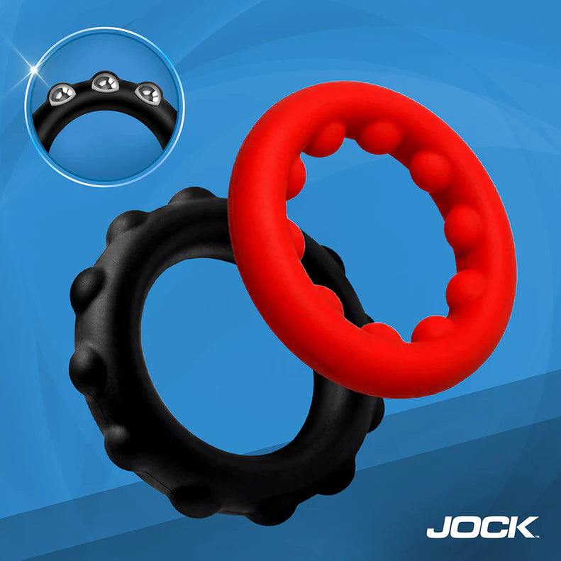 Jock Weighted Cock Ring Set