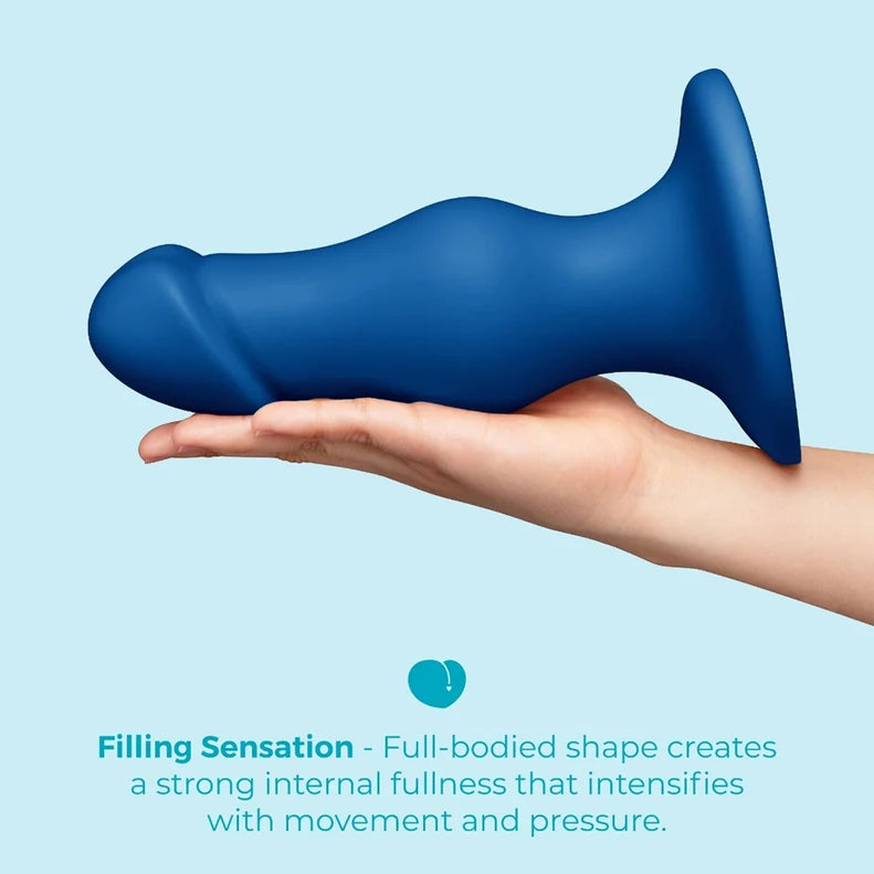 b-Vibe Gape 8.25in Bulbous Suction Dildo