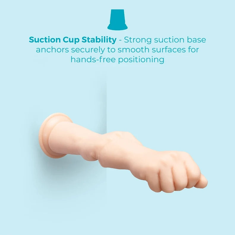 B-Vibe Fist Style Realistic Dildo with Suction Cup 14.5in