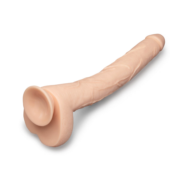 b-Vibe Bone 17in Deep-Insert Suction Dildo