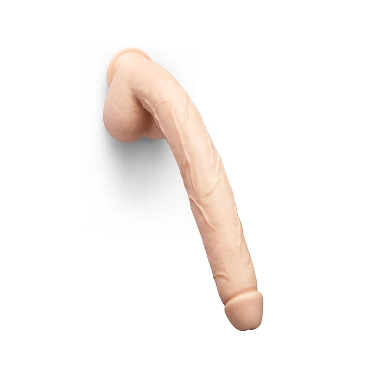 b-Vibe Bone 17in Deep-Insert Suction Dildo