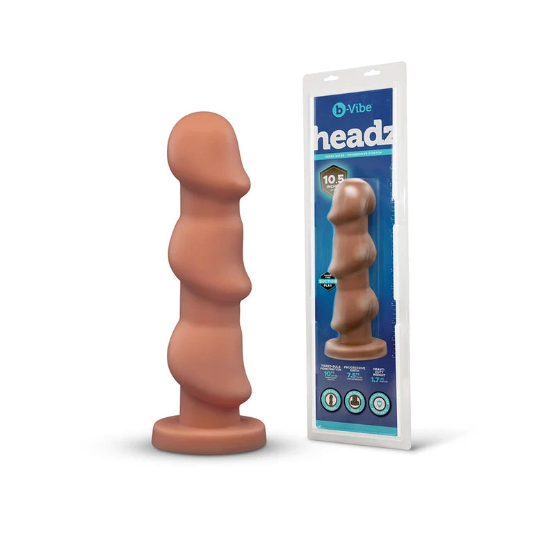 b-Vibe Headz 10.5in Multi-Bulb Dildo