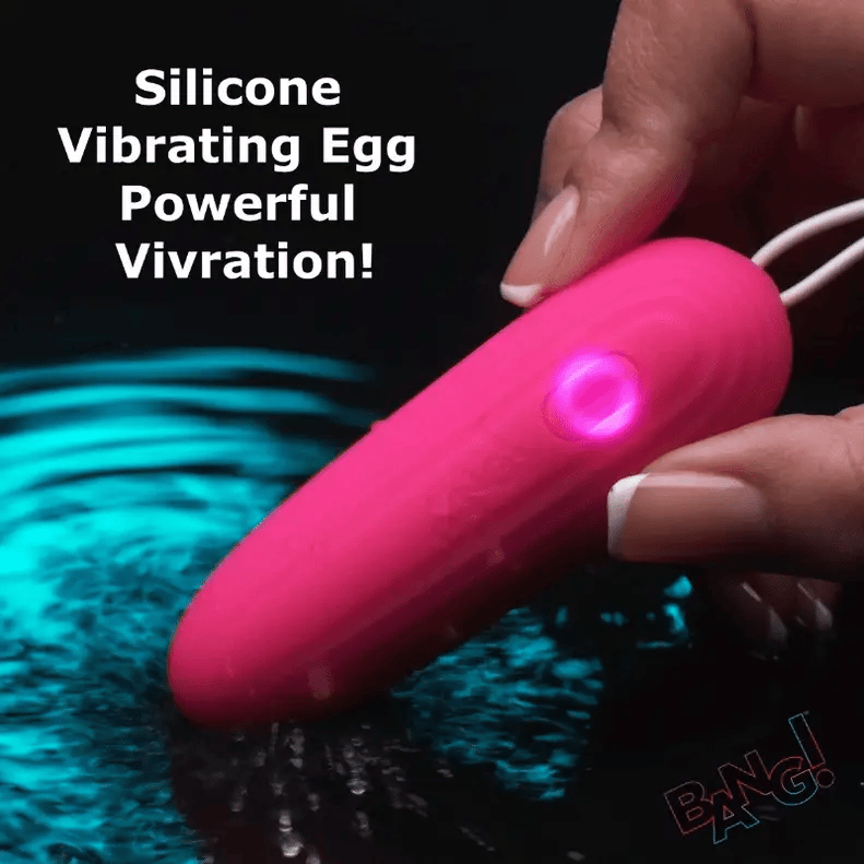 Bang! Silicone Vibrating Egg – Rechargeable Waterproof Internal Vibrator