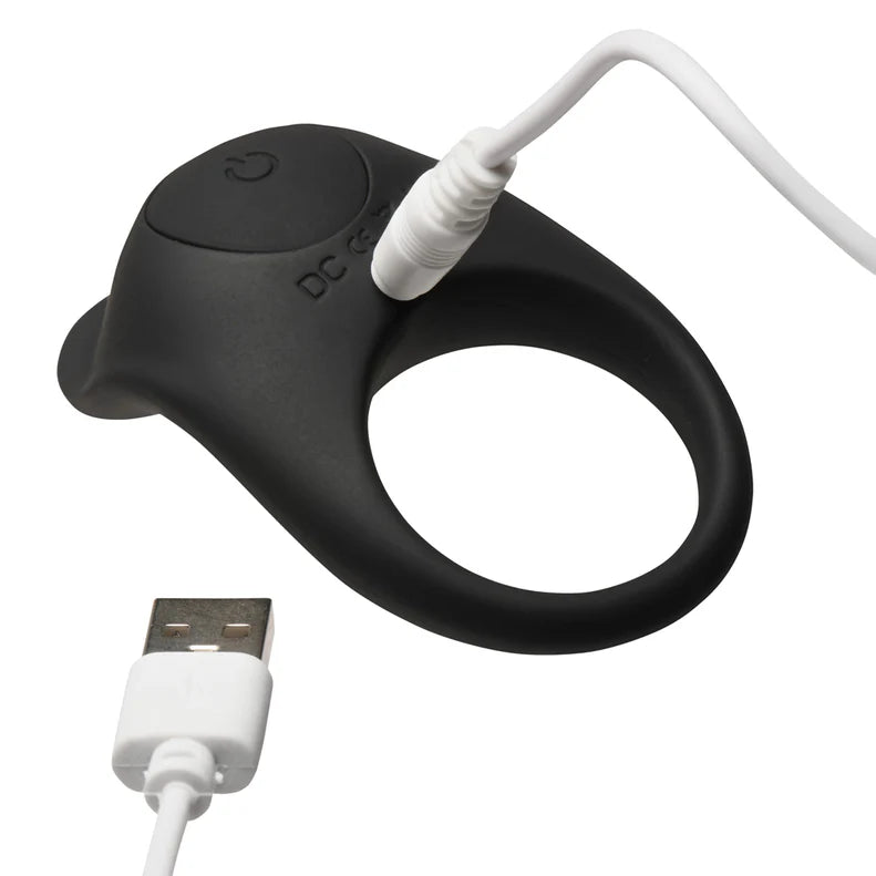 Bang! Vibrating Silicone Cock Ring – Rechargeable Clitoral Stimulator Ring