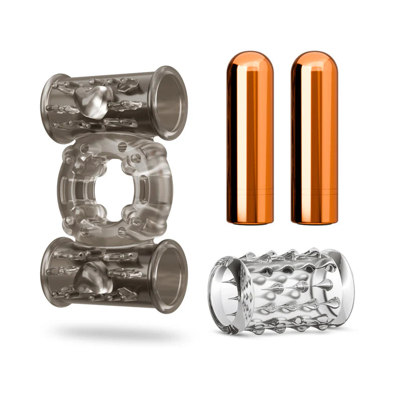 Stay Hard Vibrating Cock Ring Set