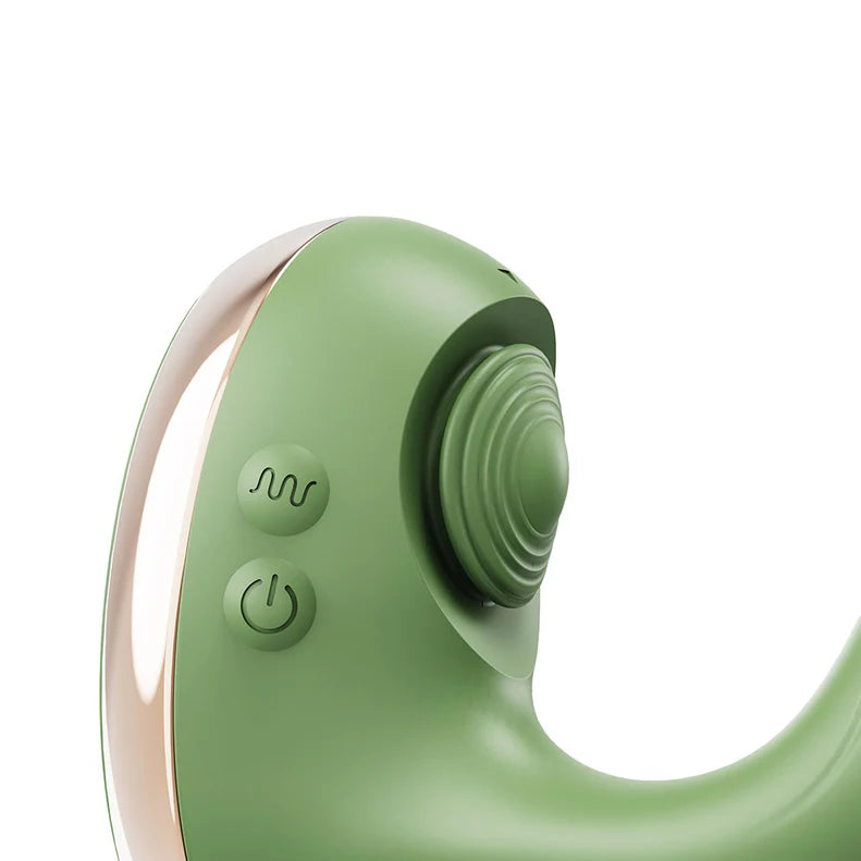 Swan Reign Rechargeable Silicone Dual Stimulating Vibrator