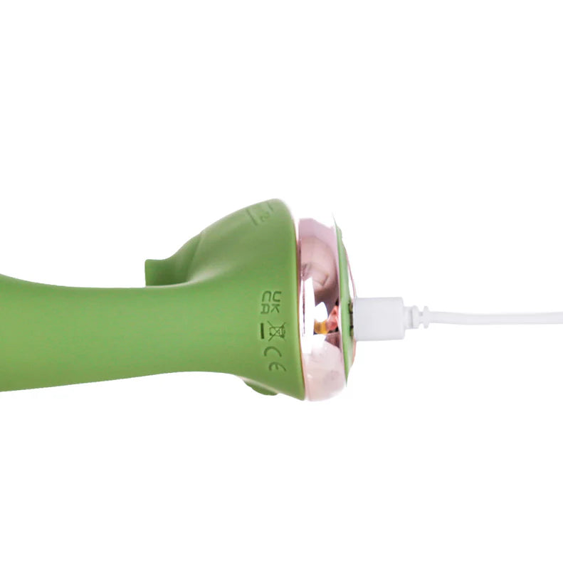 Swan Reign Rechargeable Silicone Dual Stimulating Vibrator