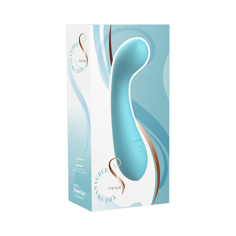 Swan Curve Rechargeable Silicone G-Spot Vibrator – Waterproof Ergonomic Vibrator