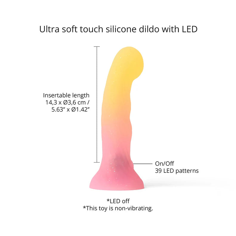 Love to Love LED Silicone Dildo