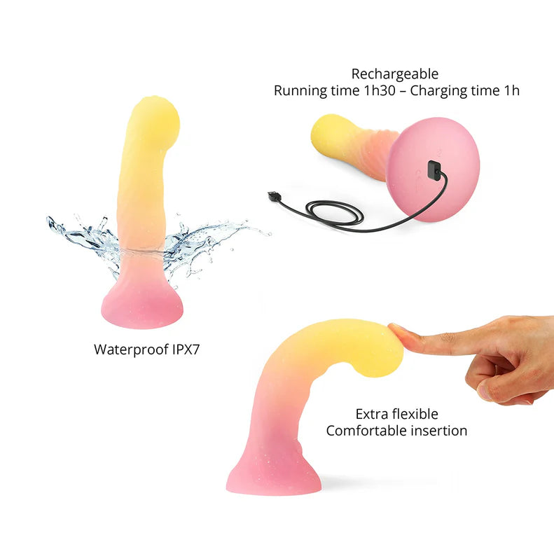 Love to Love LED Silicone Dildo