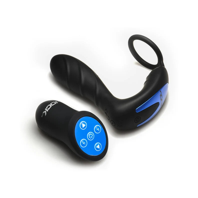 Jock Shockwave E-Stim Anal Plug & Cock Ring