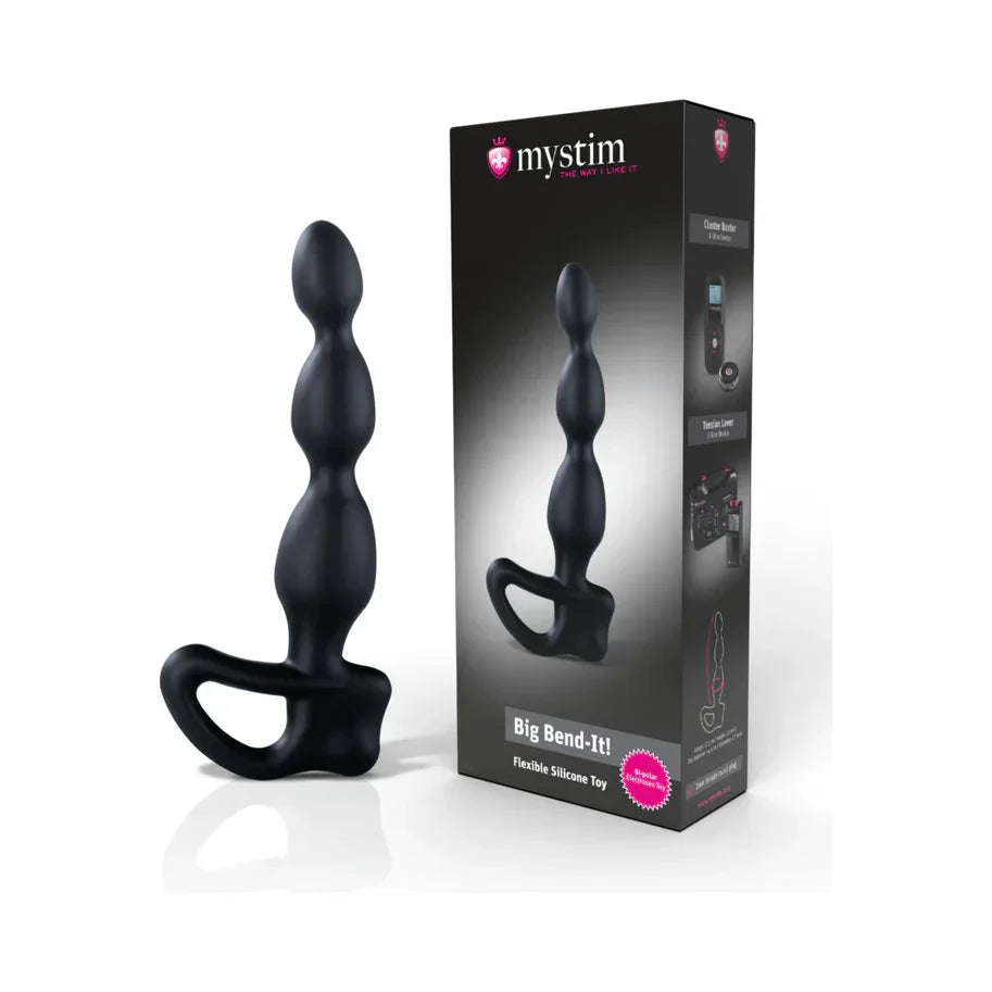 Mystim Big Bend-it E-Stim Flexible Prostate Stimulator