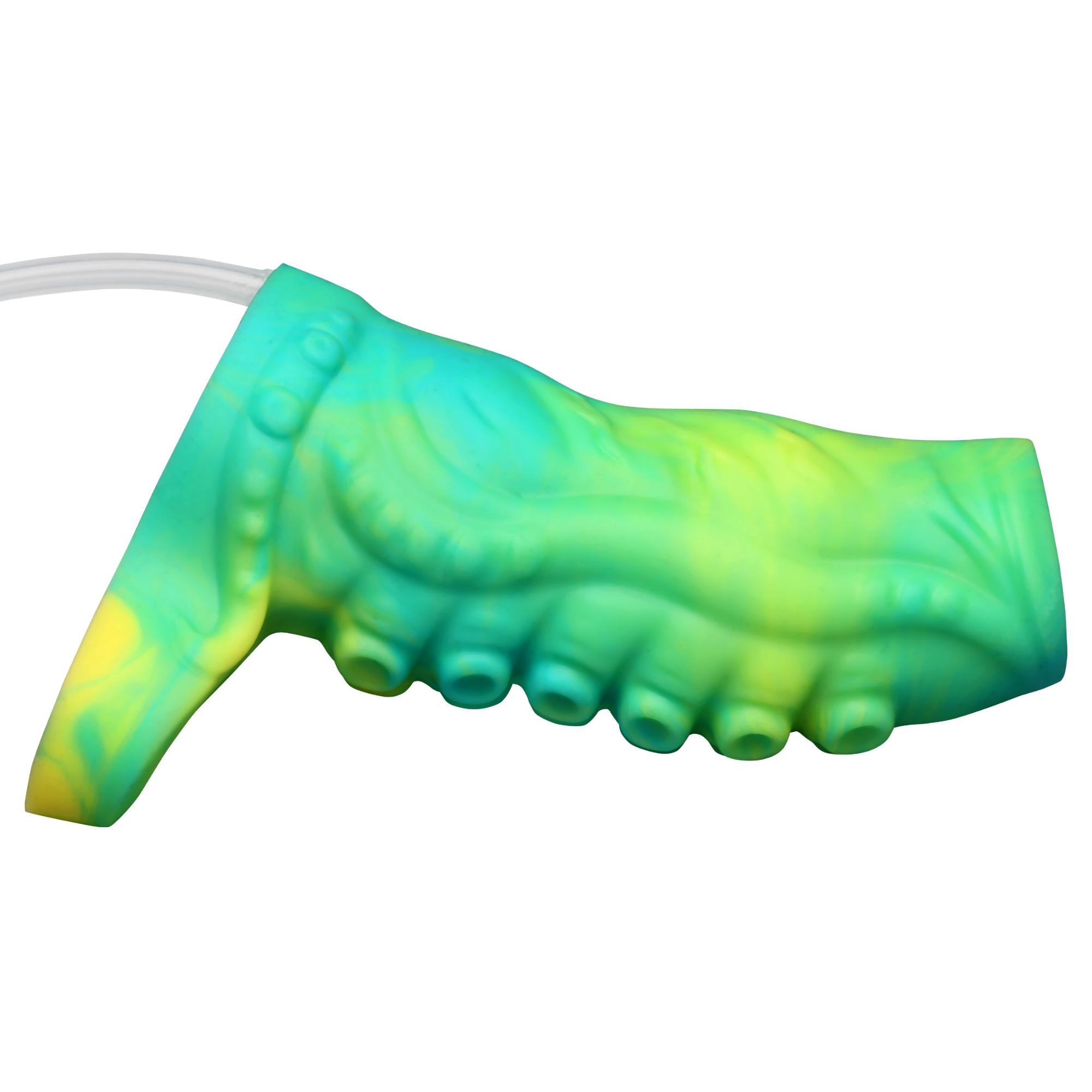 Creature Cocks Tentacle Squirting Silicone Penis Enhancer – Fantasy Monster Sleeve with C-Ring