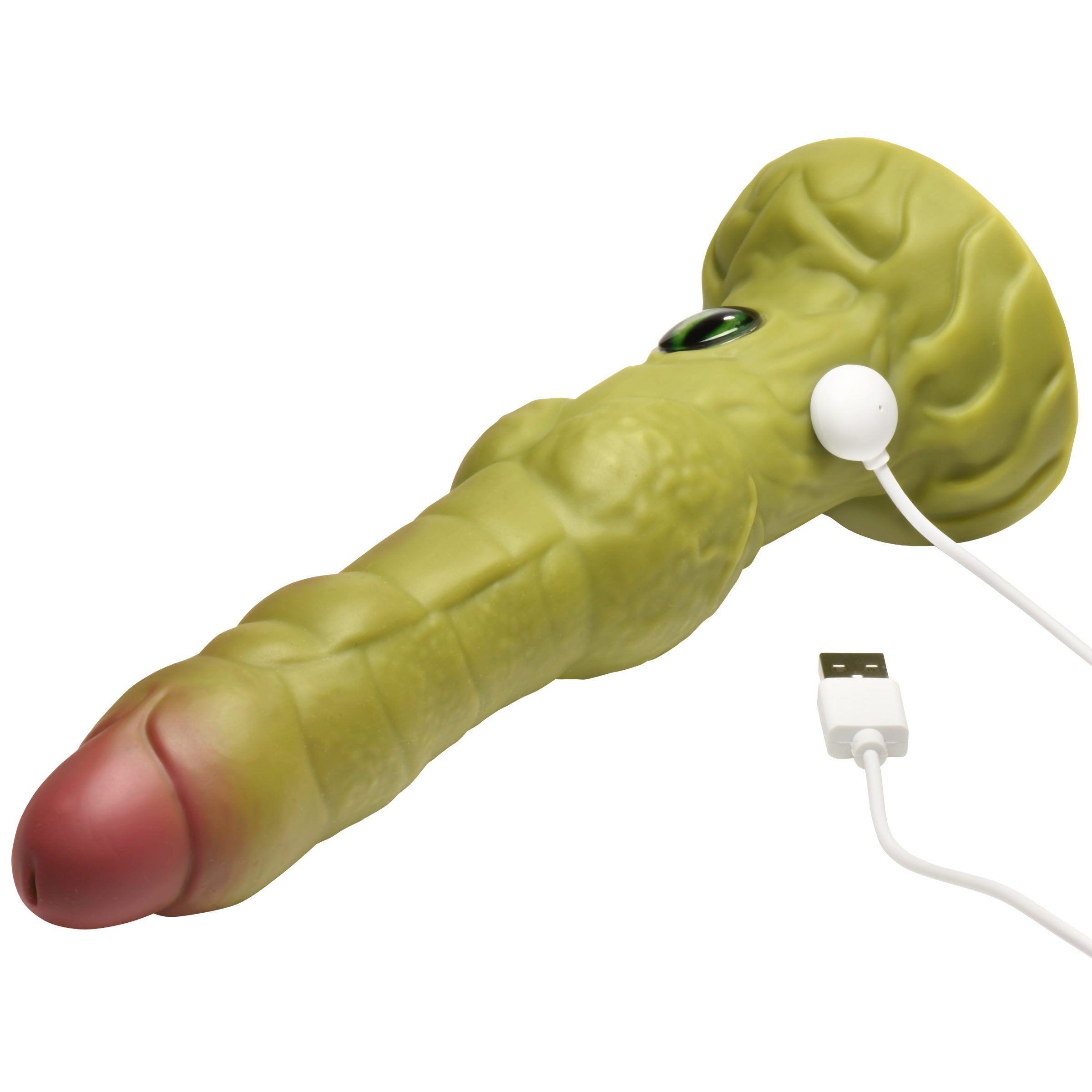 Creature Cocks Eyegor – Thrusting & Vibrating Rechargeable Silicone Dildo with Remote
