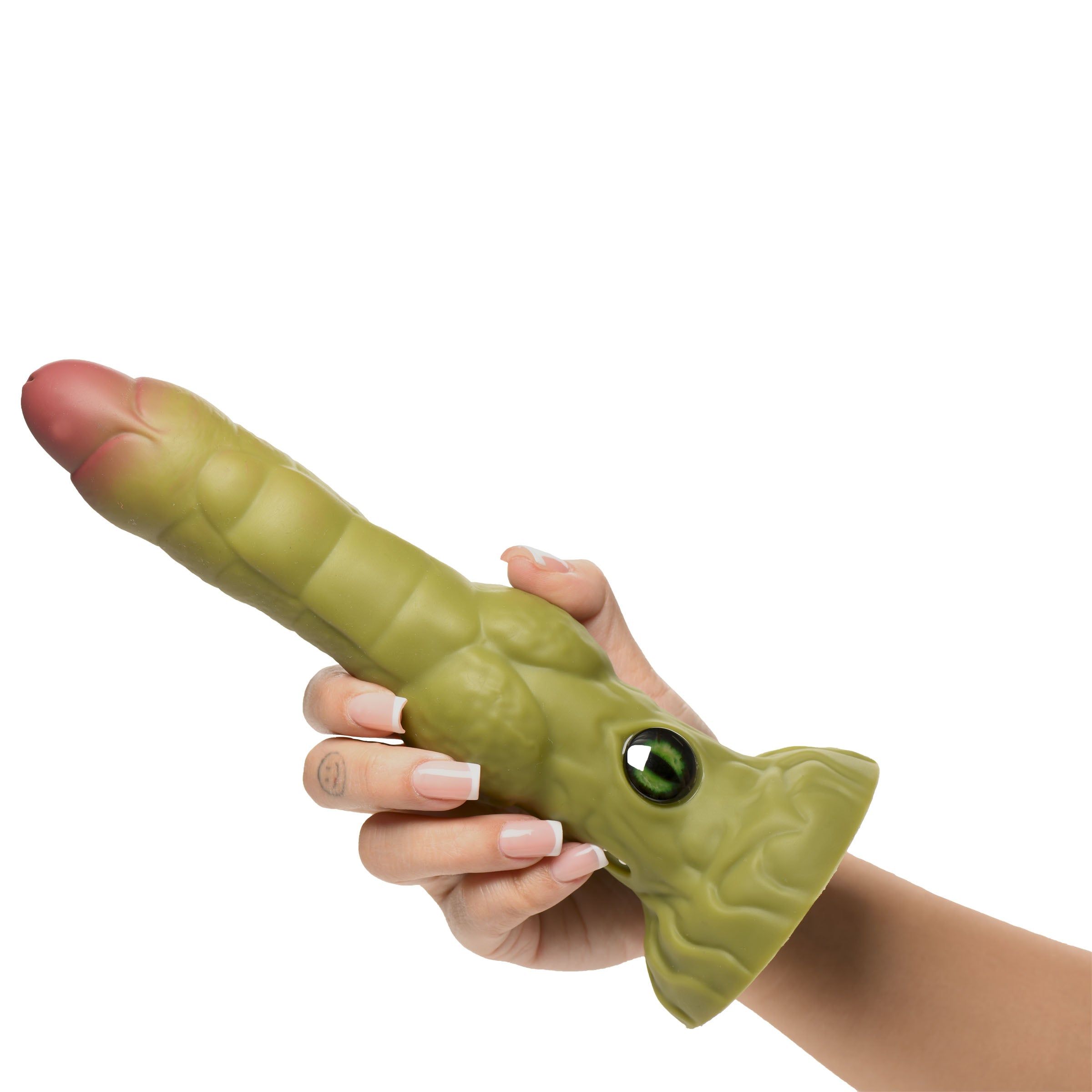 Creature Cocks Eyegor – Thrusting & Vibrating Rechargeable Silicone Dildo with Remote
