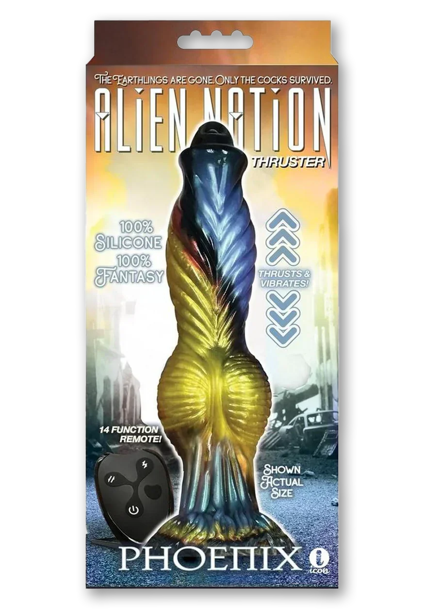 Alien Nation Phoenix Silicone Thrusting Dildo
