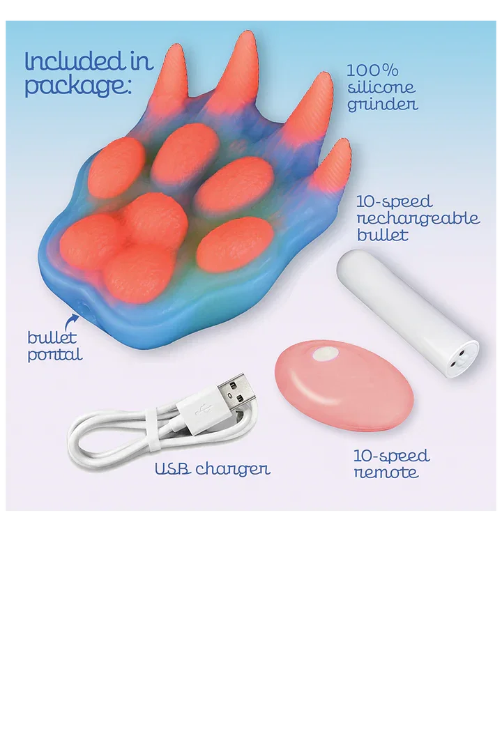 Alien Nation Pantera Silicone Rechargeable Glow-in-The-Dark Clitoral Vibrator