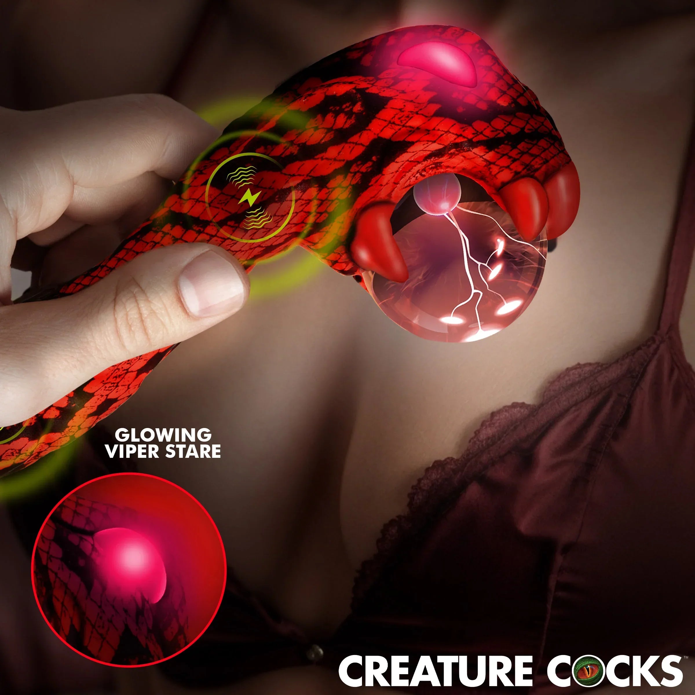 Creature Cocks Cobra Rechargeable Silicone Plasma Vibrator