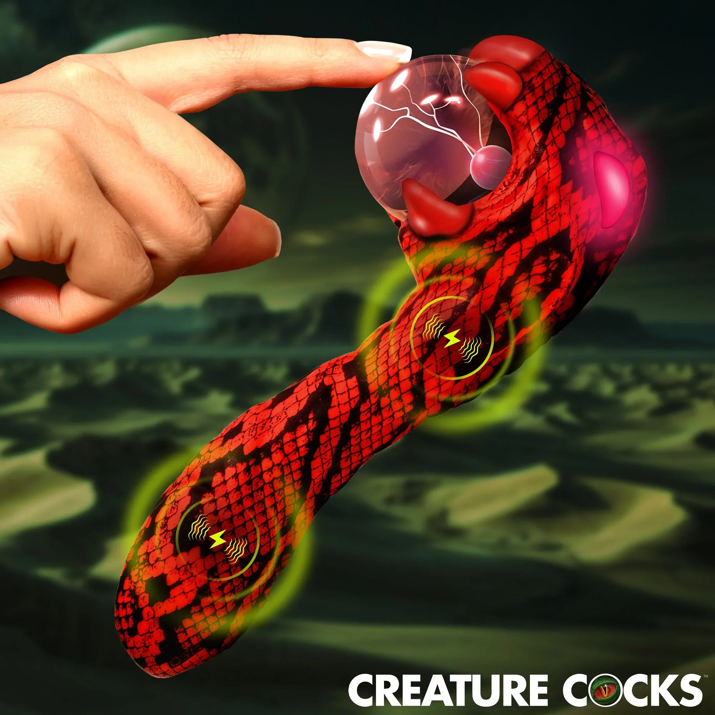 Creature Cocks Cobra Rechargeable Silicone Plasma Vibrator