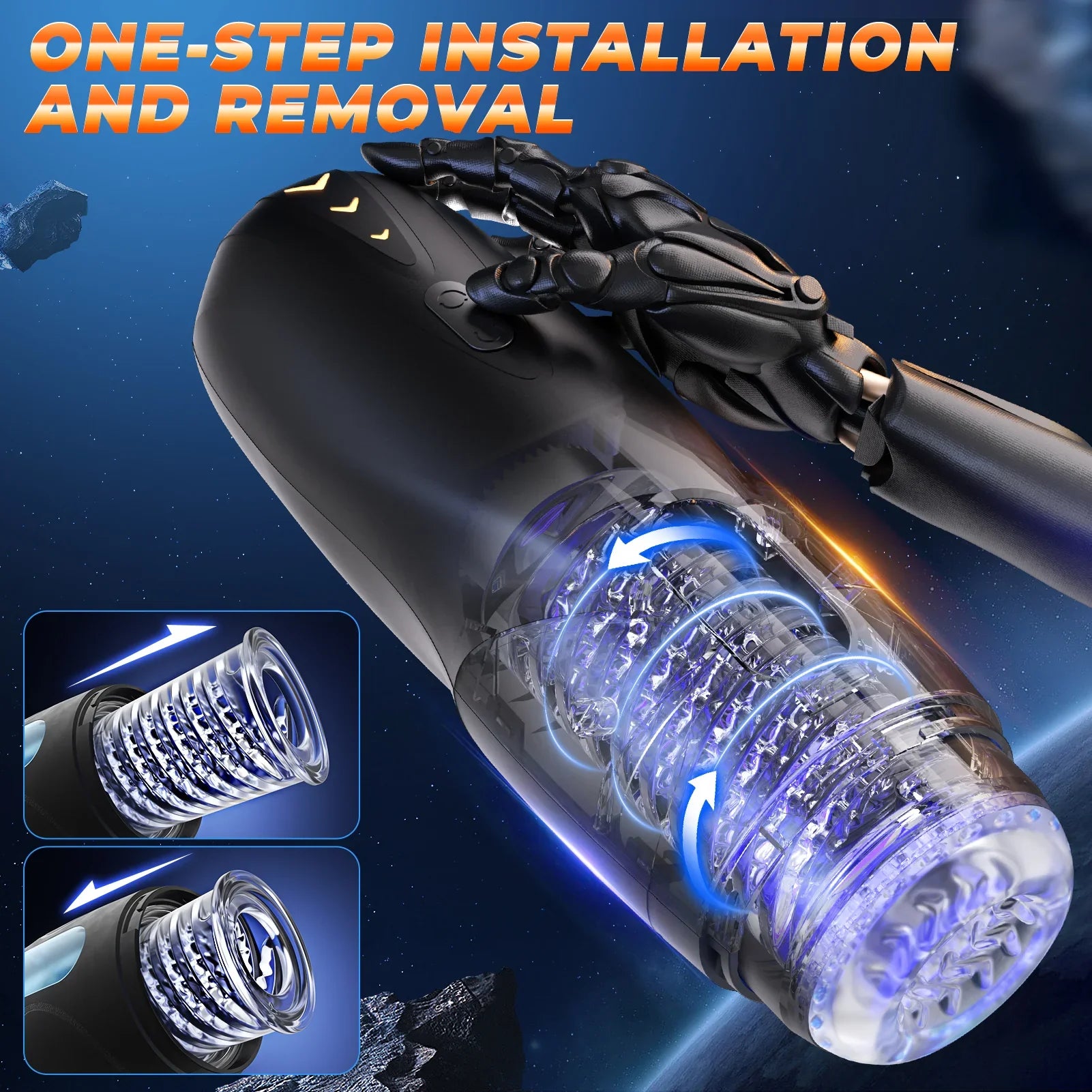 Cyberskin The GALAXYVOY – Automatic Male Masturbator with Thrusting & Rotation