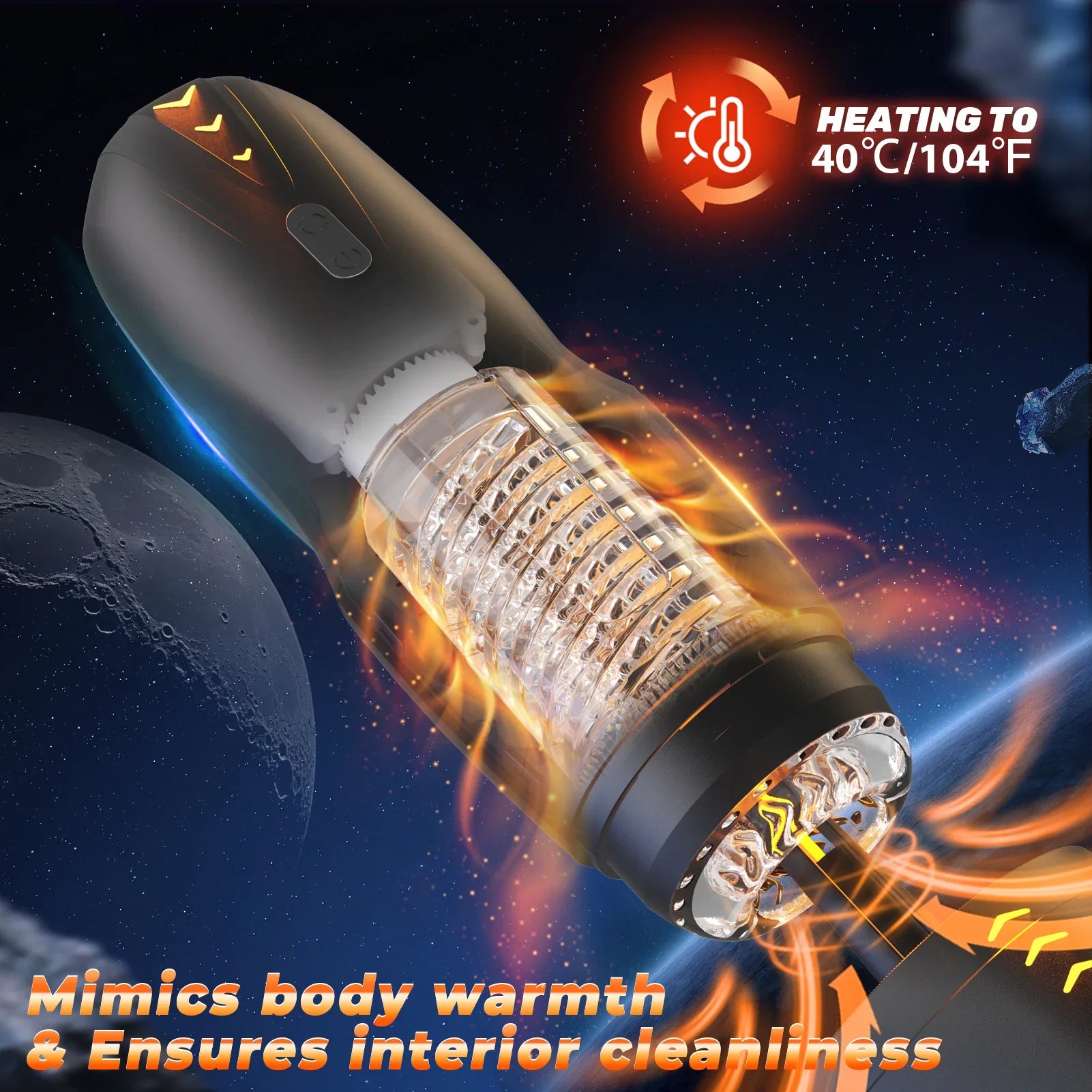 Cyberskin The GALAXYVOY – Automatic Male Masturbator with Thrusting & Rotation