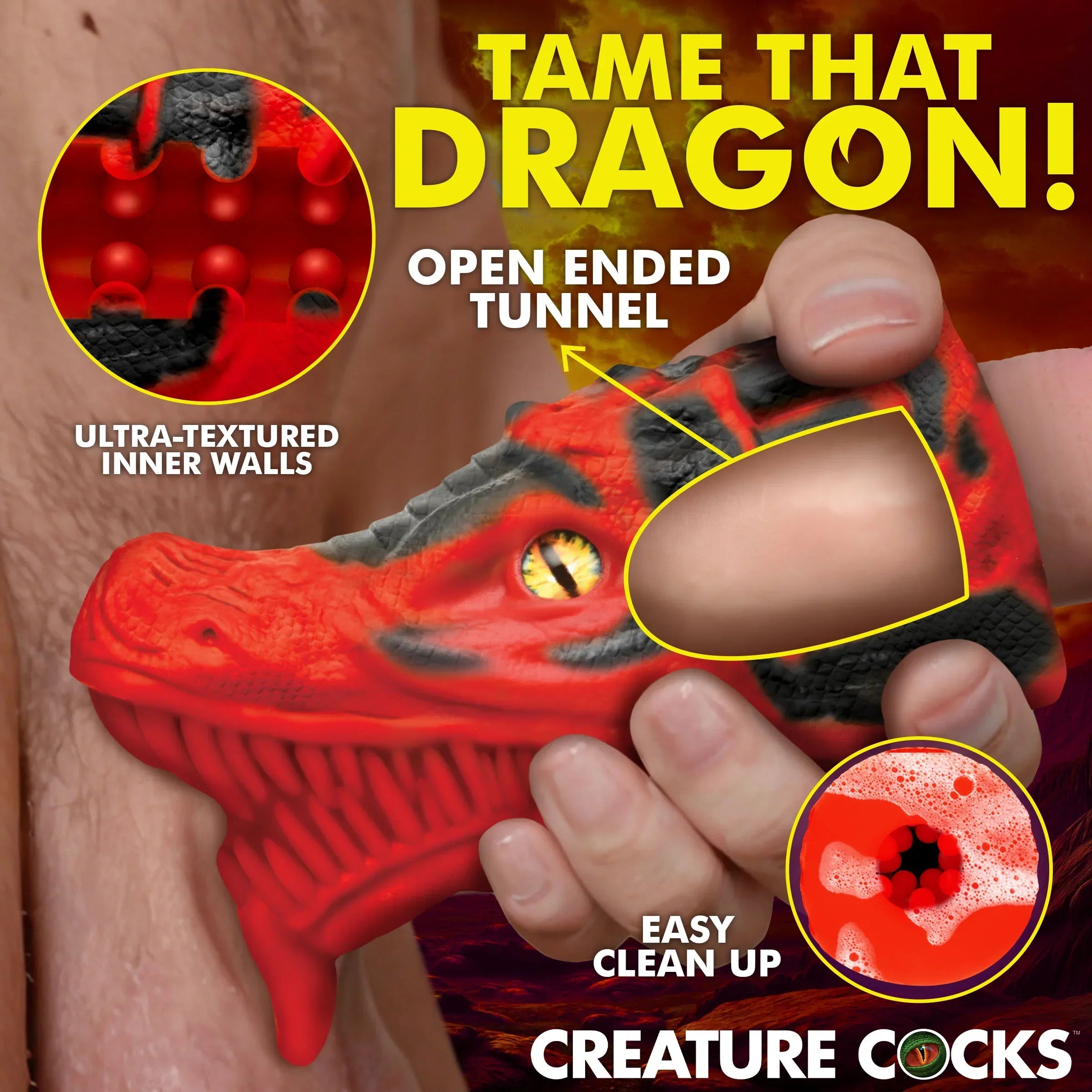 Creature Cocks Dragon Tamer Silicone Stroker