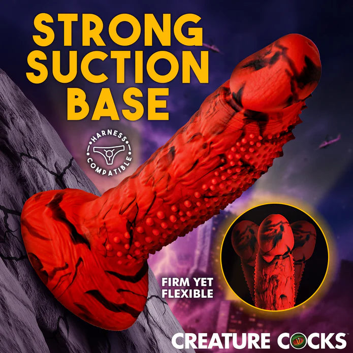 Gojira Silicone Dildo – Monster Fantasy Toy with Suction Cup Base