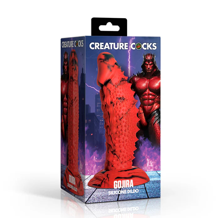 Gojira Silicone Dildo – Monster Fantasy Toy with Suction Cup Base