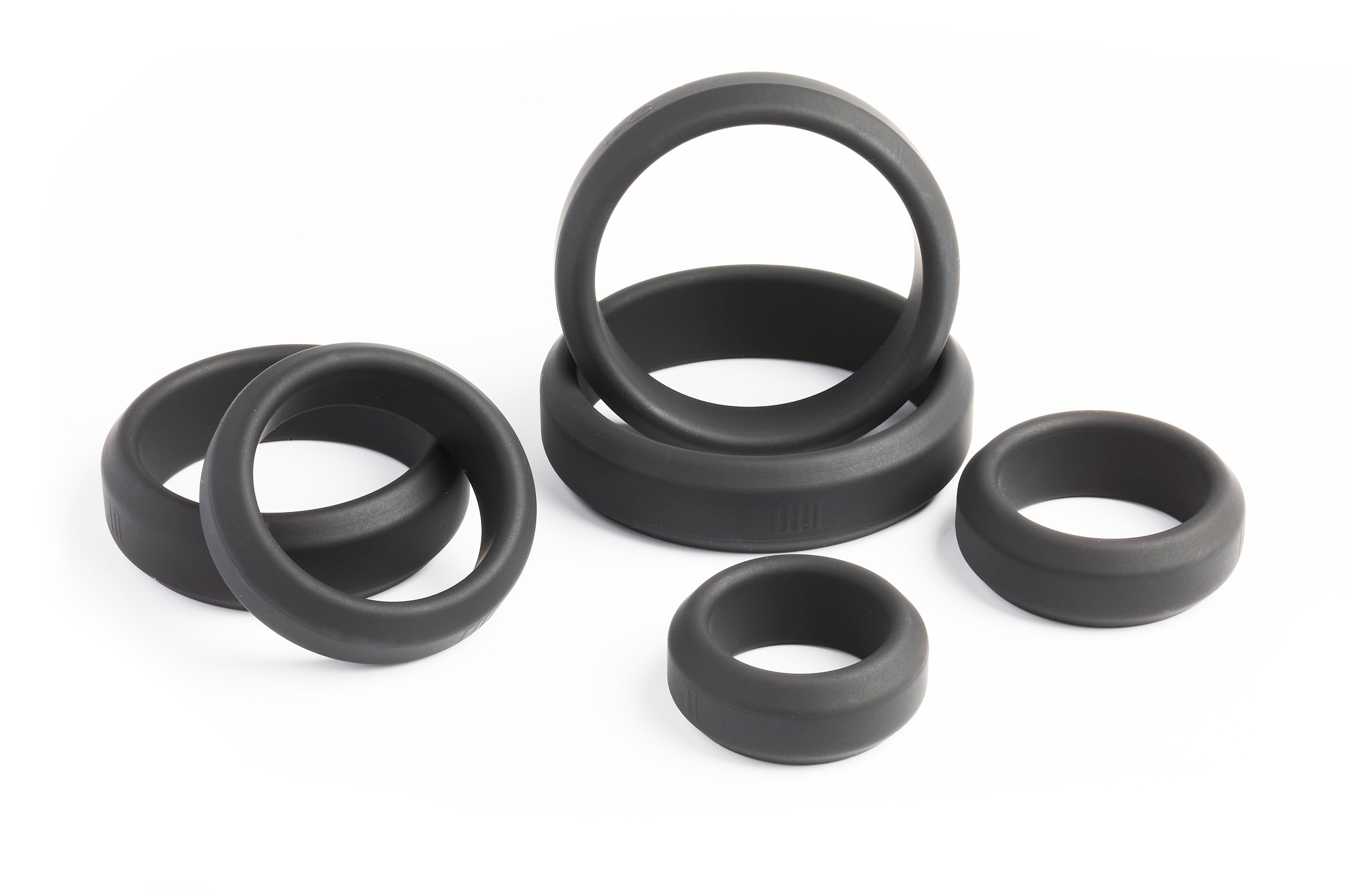 King's Gear King's Fitting Silicone Penis Ring 6 Pack