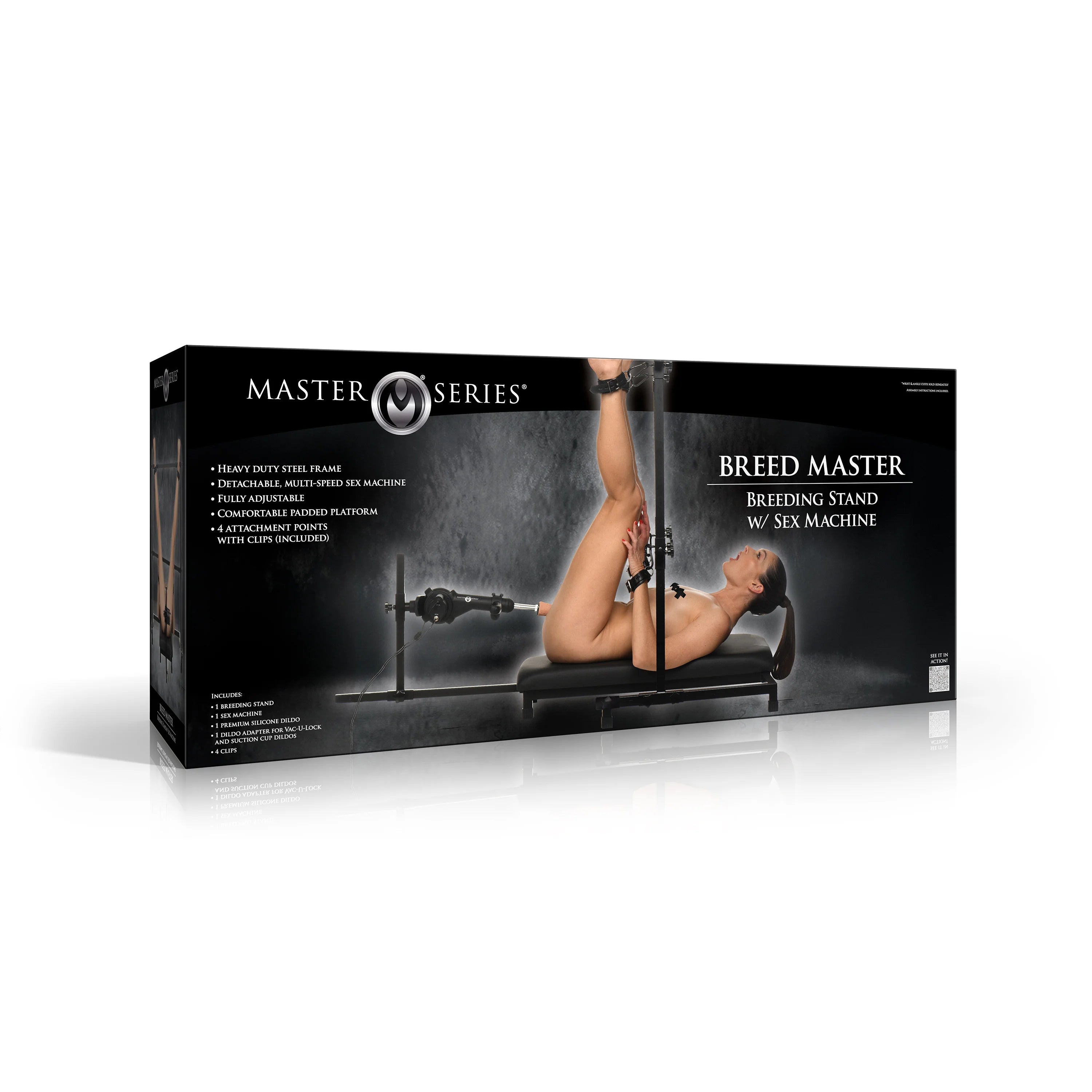 Master Series Heavy-Duty Breeding Stand with Multi-Speed Sex Machine & Restraints