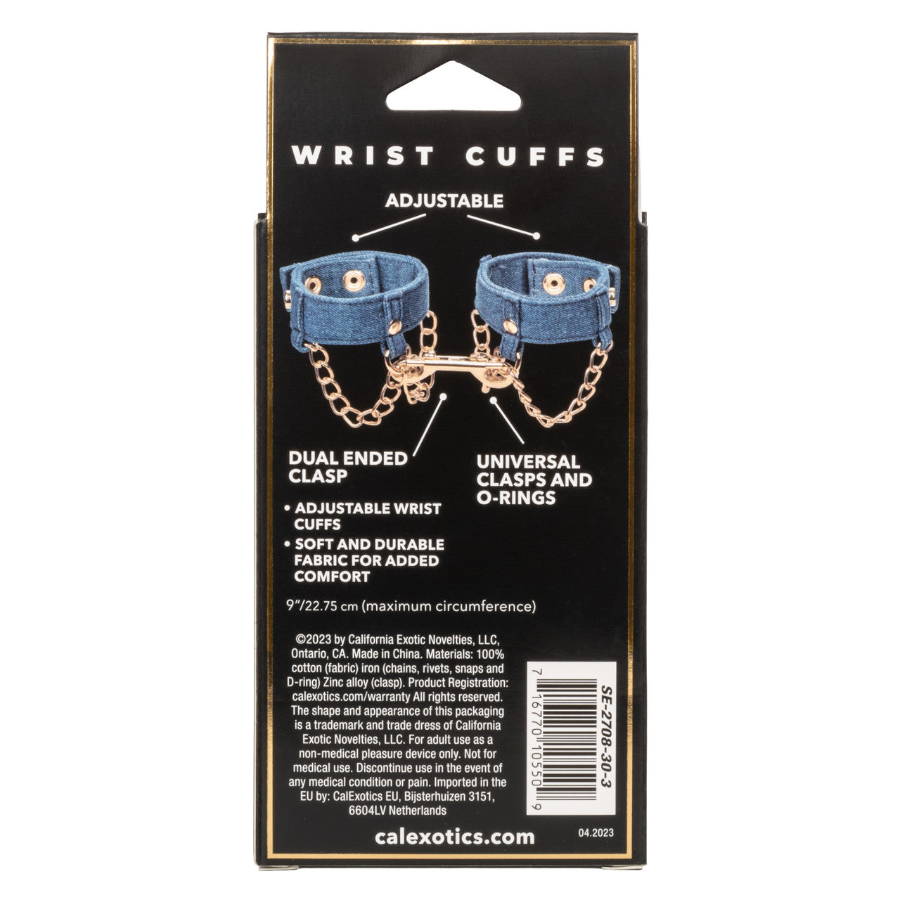 Ride 'em™ Premium Denim Collection Wrist Cuffs