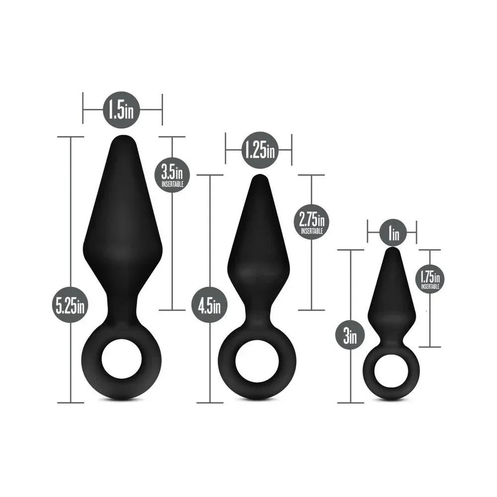 Anal Adventures Platinum Silicone Loop Plug Kit Set - Buy At Luxury Toy X - Free 3-Day Shipping