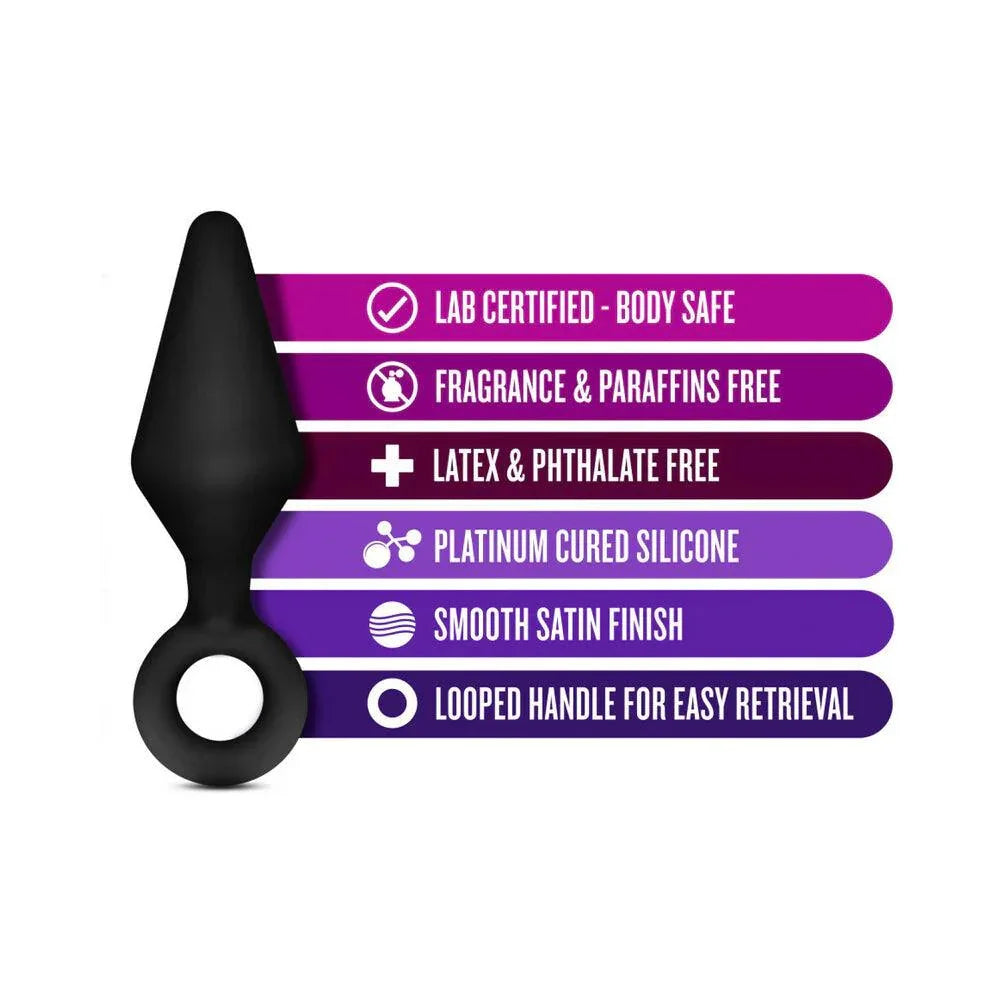 Anal Adventures Platinum Silicone Loop Plug Kit Set - Buy At Luxury Toy X - Free 3-Day Shipping