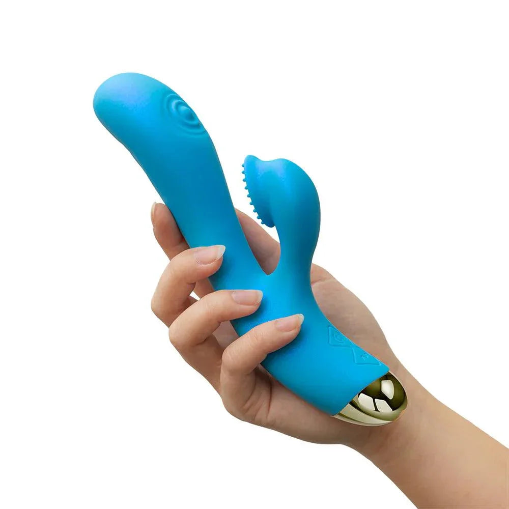 Aria Arousing AF Rechargeable Silicone Rabbit Vibrator - Buy At Luxury Toy X - Free 3-Day Shipping