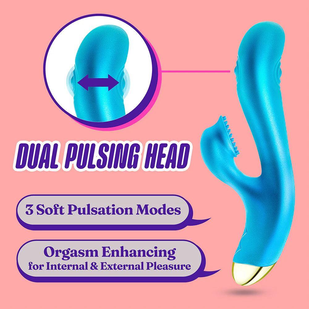 Aria Arousing AF Rechargeable Silicone Rabbit Vibrator - Buy At Luxury Toy X - Free 3-Day Shipping