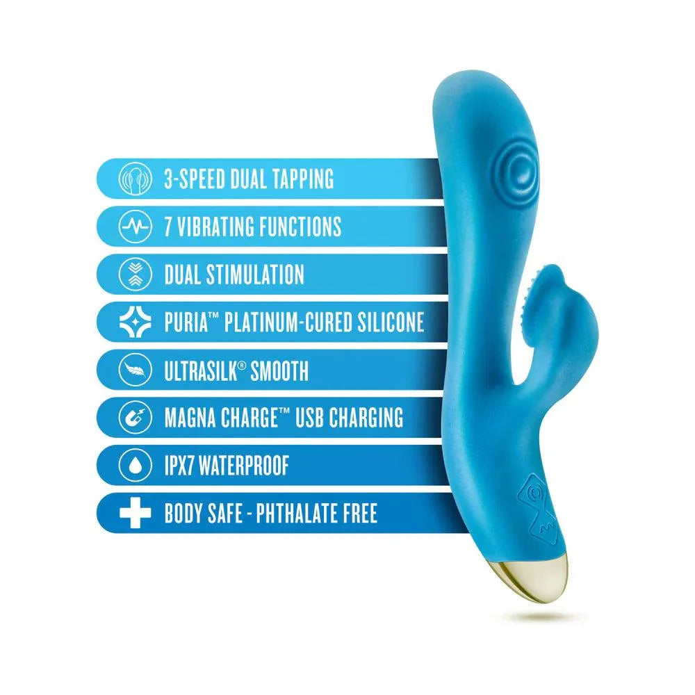 Aria Arousing AF Rechargeable Silicone Rabbit Vibrator - Buy At Luxury Toy X - Free 3-Day Shipping