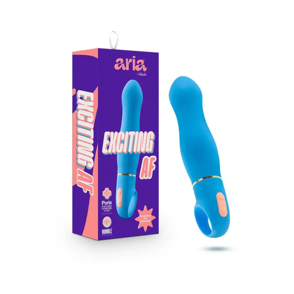 Aria Exciting AF Silicone Vibrator - Buy At Luxury Toy X - Free 3-Day Shipping
