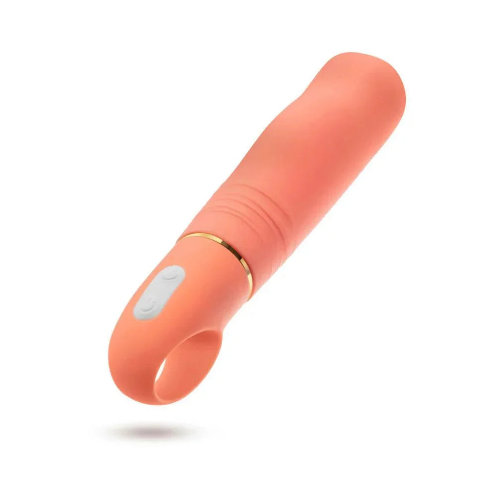 Aria Smokin' AF Silicone Vibrator - Coral - Buy At Luxury Toy X - Free 3-Day Shipping